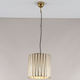 Drum Glass Shade Pendant Light With Zigzag Brass E27 40W Drum Glass Shade Pendant Light With Zigzag Brass E27 40W